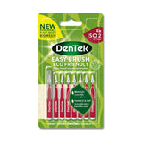 DenTek ECO Easy Brush Interdental Brushes Mint Fluoride ISO2 8 pack