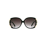 Boots black square frame fashion women's sunglasses - British product