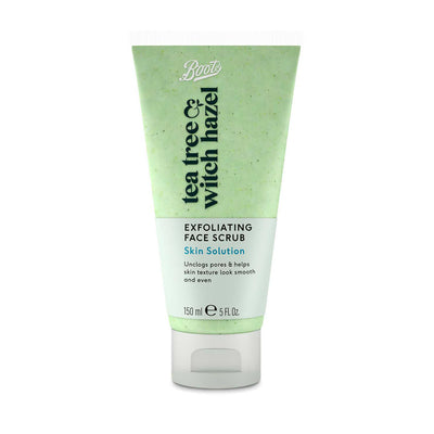 Boots Tea Tree & Witch Hazel Exfoliating Face Scrub 150ml