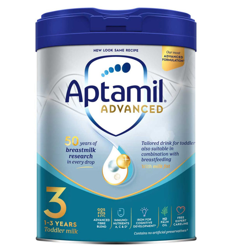 Aptamil Advanced 3 Toddler Milk Formula Powder 800g - British product