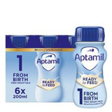 Aptamil First Infant Liquid Formula Ready To Feed 6x200ml