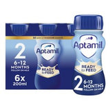 Aptamil Follow On Formula Liquid 6-12 Months 6x200ml