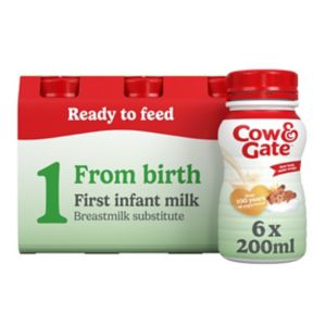 Cow & Gate First Milk 6 x 200ml - British product