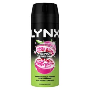 Lynx Epic Fresh Deodorant Body Spray Grapefruit Pineapple 150ml, UK version