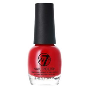 W7 Nail Polish Pillar Box Red 15ml (British brand)