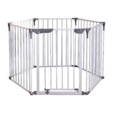 DreamBaby Convert 3-in-1 Metal Playpen White Barrier
