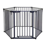 DreamBaby Converta 3-in-1 Metal Playpen Safety Barrier Charcoal
