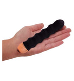 Ann Summers Ripple Silicone Vibrator Black 4.5 Inch - British product