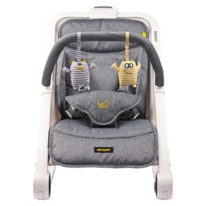 BabaBing baby rocker grey marl - British product