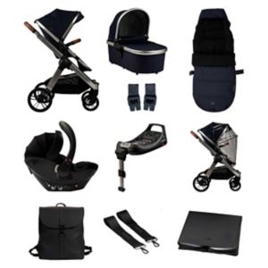 Bababing Raffi Pushchair Navy Blue Stroller - British product