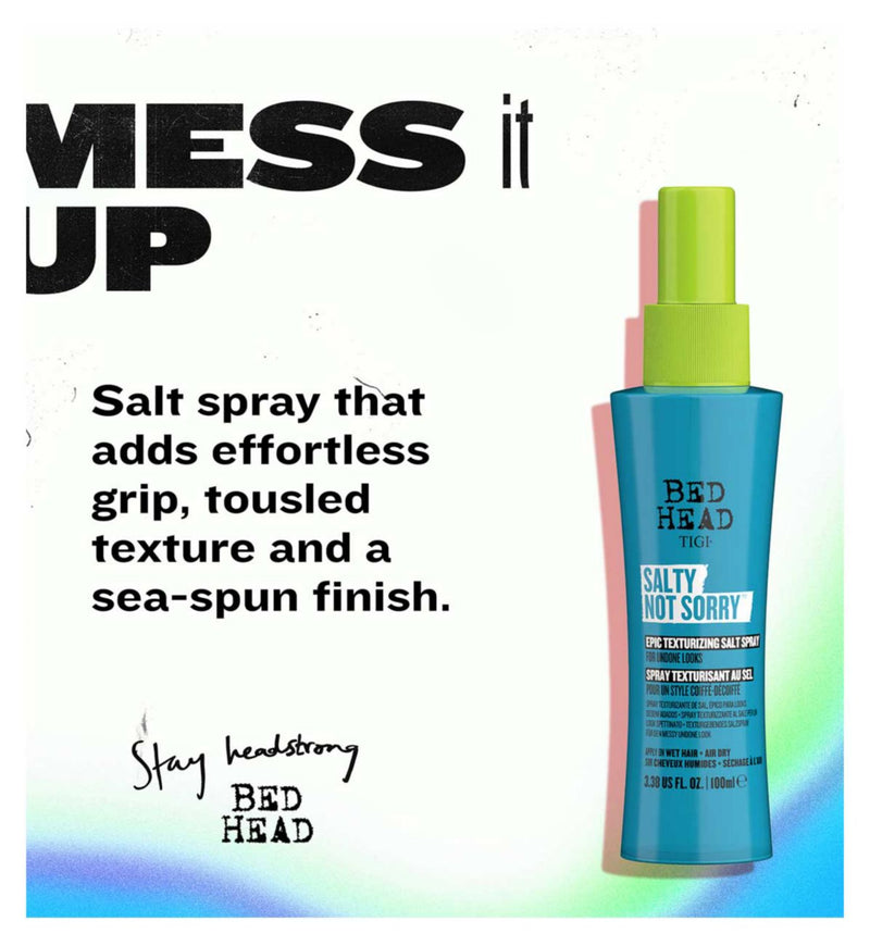 Bed Head Texturising Salt Spray Bold Floral 100ml - British product