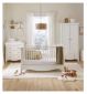 CuddleCo Clara White Nursery Furniture Set - British product