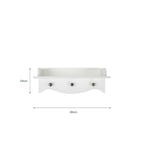 CuddleCo Clara Shelf White - British product