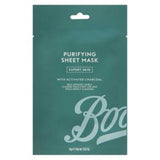 Boots Men Expert charcoal sheet mask - British product