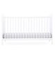 CuddleCo Juliet Cot Bed With Mattress White - British product