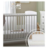 CuddleCo Juliet Cot Bed With Mattress White - British product