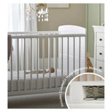 CuddleCo Juliet Cot Bed and Mattress White