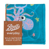 Boots Everyday Wild Bathing Wash Cloth with sea creatures - British product