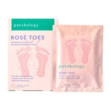 Patchology Rosé Toes Renewing Foot Mask, imported from the UK