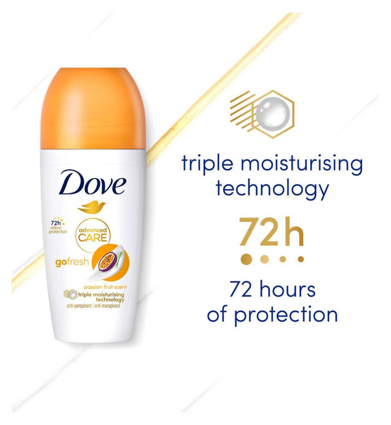 Dove Anti-perspirant roll on Passion Fruit 50ml - British product