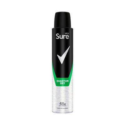Sure Men Antiperspirant Spray Quantum Dry 200ml