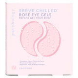 Patchology Serve Rosé Eye Gels 5 Pairs, imported from the UK
