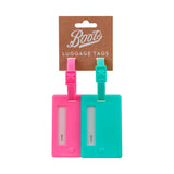 Boots Neon Luggage Tag With Security Window
