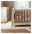 CuddleCo Nursery Furniture Set White and Ash 2 Piece - British product