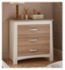 CuddleCo Ada Dresser Changer White Ash Baby Nursery Furniture - British product
