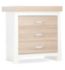 CuddleCo Ada Dresser Changer White Ash Baby Nursery Furniture - British product