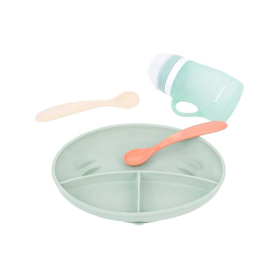 Babymoov Grow ISY Silicone Feeding Set 3-Piece Mealtime Kit