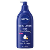 NIVEA Rich Nourishing Body Lotion 625ml, imported from the UK
