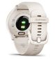 Garmin Vívomove® Sport Smartwatch - Ivory Case and Silicone Band with Peach Gold Accents