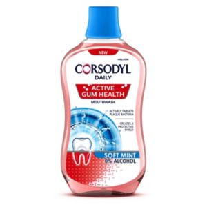Corsodyl Active Gum Health mouthwash 500ml (British brand)