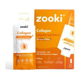 Zooki Marine Collagen 5000mg Mango Peach Flavour Liquid Sachets 14 x 15ml
