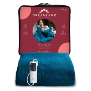 Dreamland Intelliheat Heated Throw Teal - British product