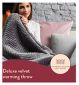 Dreamland warming throw Grey 160x120cm - British product