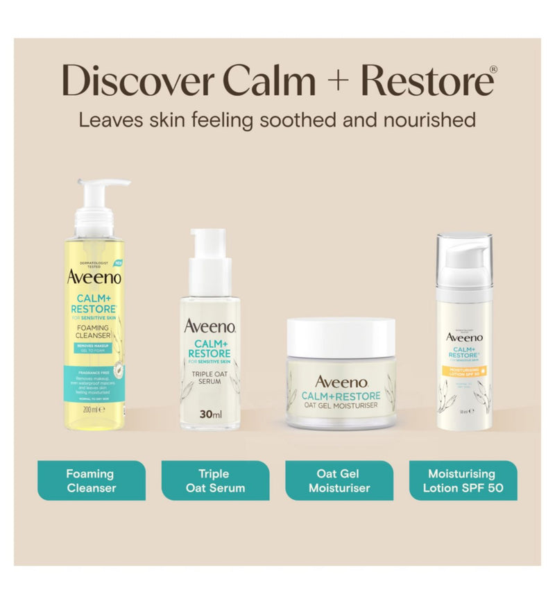 Aveeno Calm Restore Oat Balm Very Dry Skin 50ml - British product