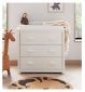 Babymore Mona 2 Piece Room Set White Cot Changer - British product