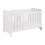 Babymore Caro Cot Bed White Wash