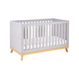 Babymore Mona Cot Bed Grey 145cm Convertible Toddler