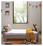 Babymore Mona cot bed grey 145cm - British product