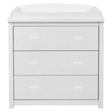 Babymore Universal Chest Changer White Nursery Storage Cabinet