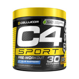 C4 Sport Pre-Workout Icy Blue Raspberry Sports Supplement 288g