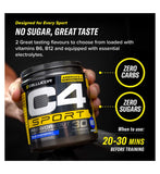 C4 Sport pre-workout powder Icy Blue Raspberry 288g - British product
