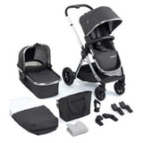 Babymore Memore V2 Pram Pushchair 11 Piece Chrome Set