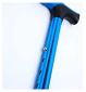 Crest blue folding walking stick with gel handle - British product