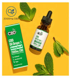 CBDfx CBD Drops Morning Mint 30ml - British product