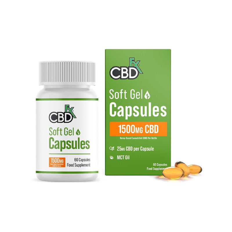 CBDfx soft gel capsules 1500mg - British product