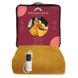 Dreamland Snuggle Up Warming Throw Mustard 160x120cm